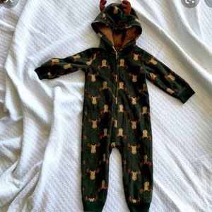 Baby fleece romper 0-3 months